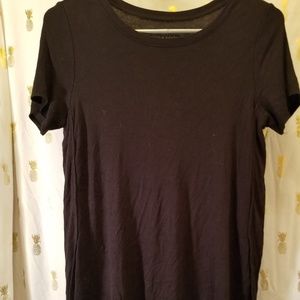 Black short sleeve tunic